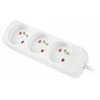 LANBERG PS0-03E-0150-W 1.5M Baltas 3X 230V Lanter EXTENSION PL. CABLE FROM FULL COPPER