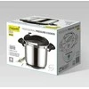 MAESTRO MR-2901 Greitpuodis 22 cm 6 l Sidabrinis