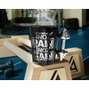Hantelio puodelis „Jokio skausmo nėra naudos“ 350 ml