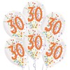 „Happy Birthday Droplets“ balionas su 30 konfeti lašelių, 6 dalių, 27,5 cm