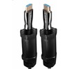 HDMi Kabelis - LINDY Apsaugotas Pluoštinis Hibridinis HDMI 8K60 Kabelis, 15 m, Juodas