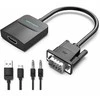 Įvesties/išvesties keitiklis HDMI į VGA/USB garso 0,15 m ACNBB VENTION