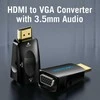 HDMI į VGA adapteris Vention AIDB0 su 3.5 mm garsu