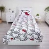 Hello Kitty baltas patalynės užvalkalas 140–200 cm, 70–90 cm