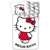 Hello Kitty baltas patalynės užvalkalas 140–200 cm, 70–90 cm