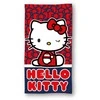 Hello Kitty Cutie Style vonios rankšluostis, paplūdimio rankšluostis 70x140cm (greitai džiūstantis)