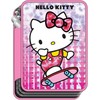 Hello Kitty „Good Vibes“ dviejų sluoksnių užpildytas pieštukų dėklas