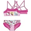 Hello Kitty kaspinėliai vaikiškas maudymosi kostiumėlis, bikiniukas 3-8 metų
