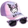 Hello Kitty Kuromi saulės akinių ir kepurės rinkinys