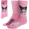 Hello Kitty Kuromi rožinės suaugusiųjų ilgos kojinės 36/43