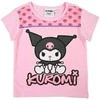 Hello Kitty Kuromi vaikiški trumpi marškinėliai, 3-8 metų