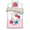 „Hello Kitty“ obuolių spalvos vaikiškos patalynės komplektas 100–140 cm, 40–45 cm