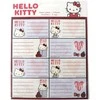 „Hello Kitty“ obuolių užrašinės etiketės, 16 vnt.