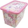 Hello Kitty pastelinių spalvų plastikinė laikymo dėžutė 7 l