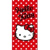 Hello Kitty raudonas vonios rankšluostis, paplūdimio rankšluostis 70x140cm (greitai džiūstantis)