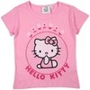 Hello Kitty rožiniai vaikiški trumpomis rankovėmis marškinėliai, 3-8 metų