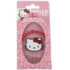 Hello Kitty rožinis blizgučių plaukų šepetys 13 cm