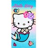 Hello Kitty undinėlės formos vonios rankšluostis, paplūdimio rankšluostis 70x140cm (greitai džiūstantis)
