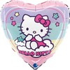 Hello Kitty vaivorykštės folijos balionas 46 cm