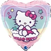 Hello Kitty vaivorykštės folijos balionas 46 cm