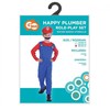 Helovino mėlynas santechniko kostiumas 120/130 cm