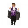 Helovino violetinis vampyro kostiumas 92/104 cm