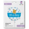 Holografinis balionas „Holo Baby Boy“ – 46 cm