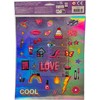 Holografinis lipdukas „Colour Head Chic Make Up“