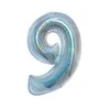 GoDan Balon foliowy B_C Cyfra9 hologr sreb CH-BHS9 44864