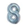 GoDan Balon foliowy B_C Cyfra8 hologr sreb CH-BHS8 44857
