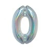 GoDan Balon foliowy B_C Cyfra0 hologr sreb CH-BHS0 44703