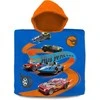 Kids Euroswan Ponczo Poncho ręcznik HOT WHEELS vaikams 60x120 kaptur KIDS HW00013