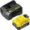 Stanley Fatmax V20 akumuliatoriaus 18V 4,0Ah ir kroviklio rinkinys SFMCB14M1