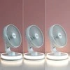 Ventiliatorius Wentylator InnovaGoods Rechargeable Desk Fan with LED FanLed
