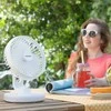 Ventiliatorius Wentylator InnovaGoods Rechargeable Desk Fan with LED FanLed