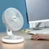 Ventiliatorius Wentylator InnovaGoods Rechargeable Desk Fan with LED FanLed