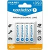 Įkraunamos baterijos everActive Ni-MH R03 AAA 1050 mAh Professional Line