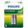 Mercury Įkraunama baterija Philips AAA 800 mAh 2 lizdinės plokštelės