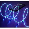 Įkroviklis - blizgus laidas su magnetiniais antgaliais (Micro USB, C tipo, iPhone Lightning)