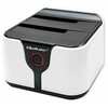 Qoltec 50309 HDD SSD 2,5" 3,5" prijungimo stotelė | SATA III | USB 3.0 | Super greitis 5Gb/s | su klonavimo funkcija