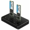 QOLTEC 50310 Drive Docking Station 2x SSD M.2 SATA / NGFF / USB Type C