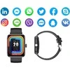 Išmanusis laikrodis moterims, vyrams, guminis dirželis, sportui, „Bluetooth“ skambučiams