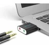 „Vention“ USB išorinė garso plokštė, juodas metalinis tipas