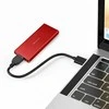 Qoltec 51831 Korpusas | M.2 SSD diskas | SATA | NGFF| USB 3.0 | Super greitis 5Gb/s | 2TB | Raudona