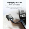 Kietasis diskas Išorinis SSD Lexar SL500 Mag rinkinys, 1 TB versija, juodas (LSL500M001T-RNBNG)