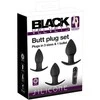 Black Velvets BV Vibrating Butt kištukai per 3 s