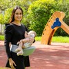 Juosmens diržas kūdikio nešioklei su kišenėmis