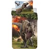 Patalynė bawełniana 140x200 Park Jurajski dinozaur wulkan 6762 Jurassic Park poszewka 70x90