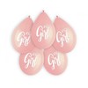 Kabantys balionai „Baby It's a Girl“, 5 vnt. 13 colių (30 cm)