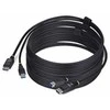 Kabelis StarTech .com 10ft (3m) DisplayPort ir USB 5Gbps KVM kabelis, 4K 60Hz, DP 1.2 ir USB kombinuotas kabelis KVM komutatoriams, 3.1 m, USB, USB, HDMI, Juodas, DisplayPort + USB 3.2 Gen 1 Type-A